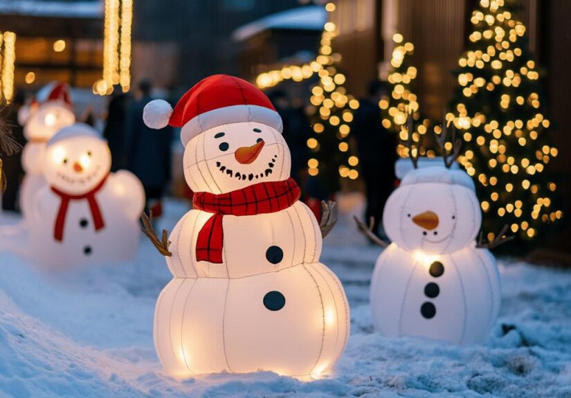 décorations de noël gonflables : apportez de la magie à vos événements festifs