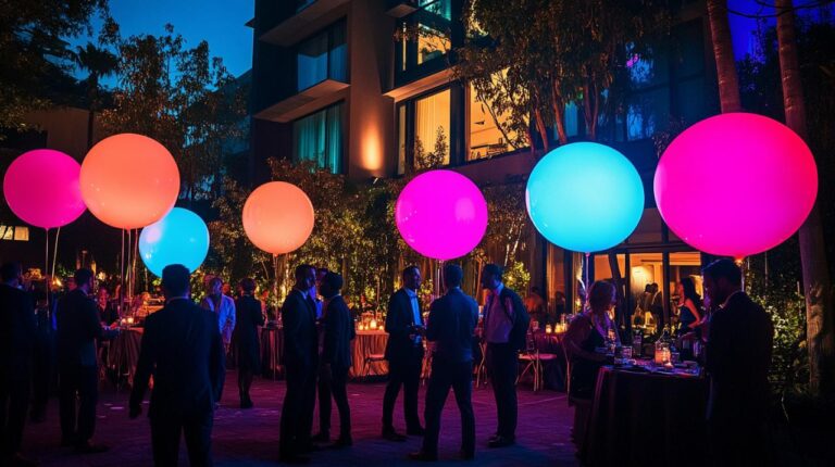 Améliorez vos événements avec un ballon lumineux extérieur personnalisable